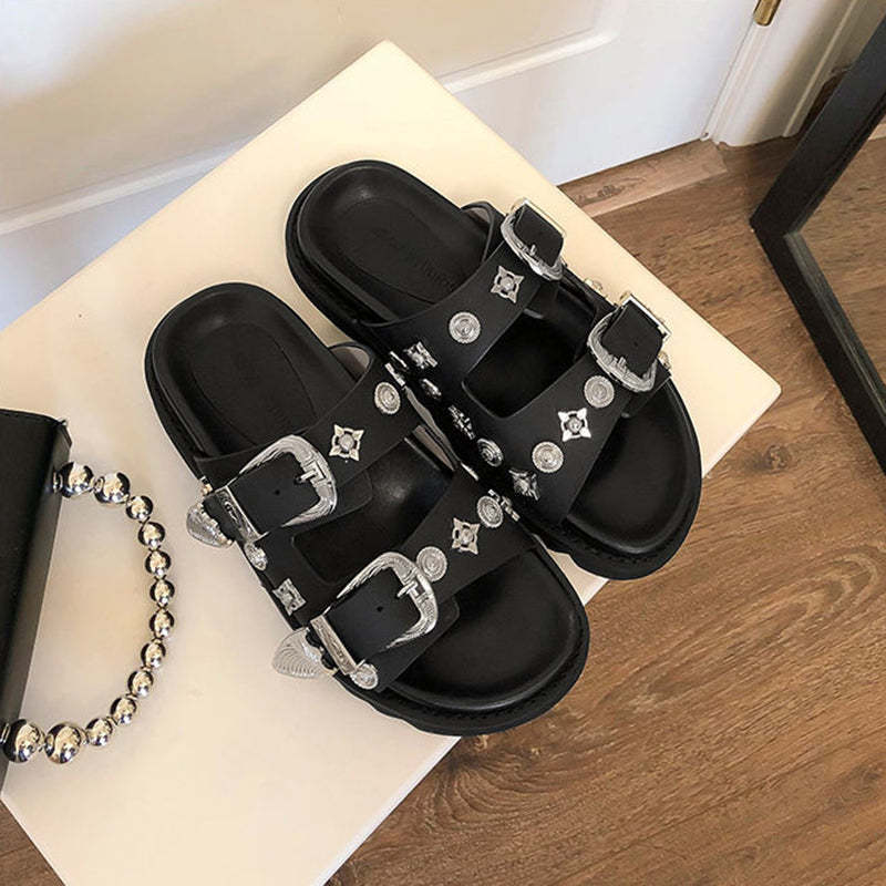 BLACKRISS™Punk Rock Sandals-Blackriss