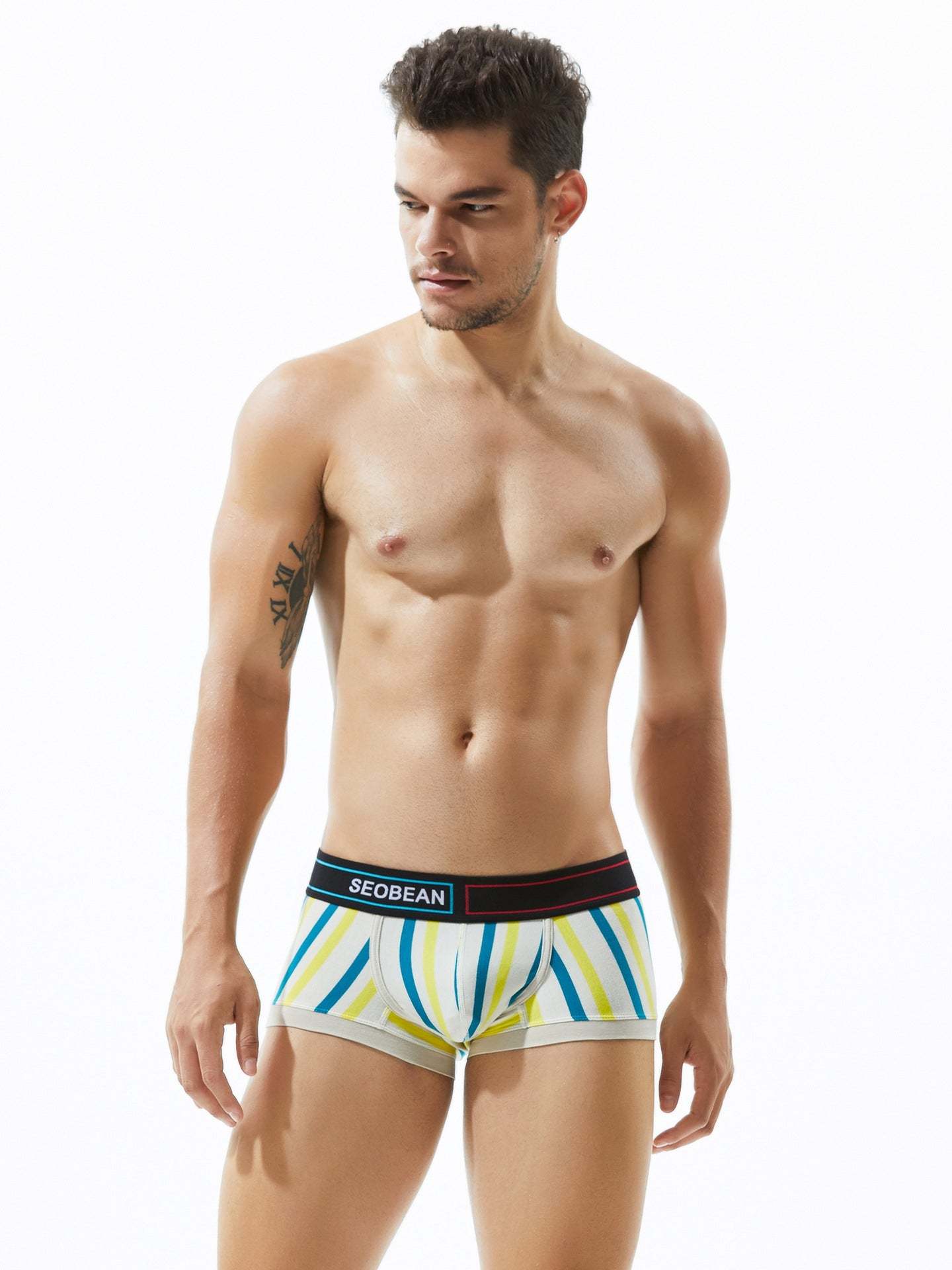 BLACKRISS™Fashion Vertical Stripes Men's Boxer Briefs-Blackriss