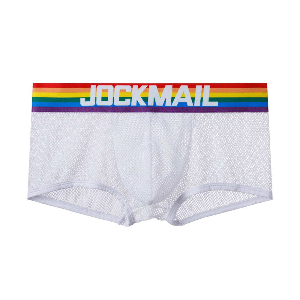 BLACKRISS™Rainbow Mesh Perspective Boxer Briefs-Blackriss