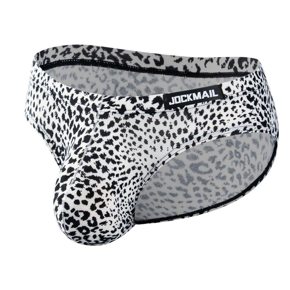 BLACKRISS™Men's Sexy Leopard Snake Print Briefs-Blackriss