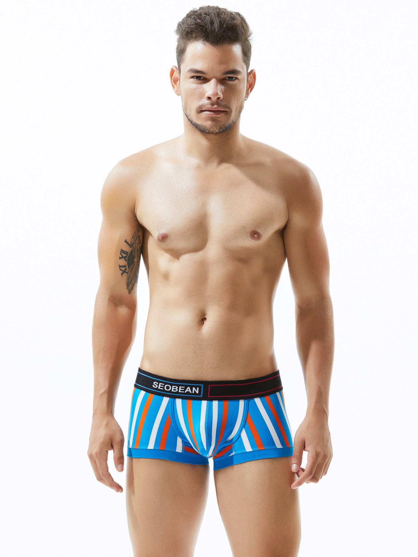BLACKRISS™Fashion Vertical Stripes Men's Boxer Briefs-Blackriss