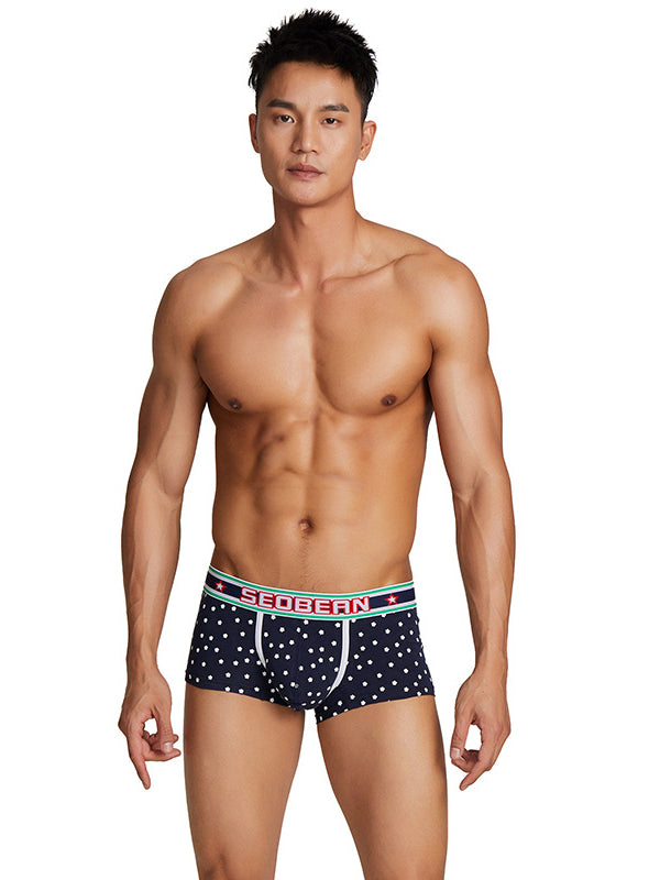 BLACKRISS™Sexy Low Rise Snowflake Boxer Briefs-Blackriss