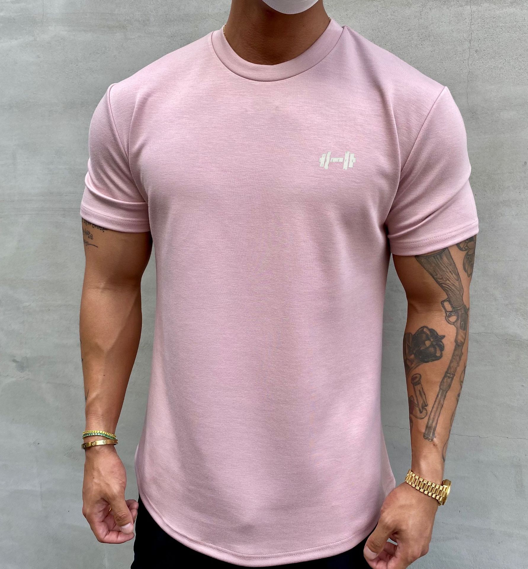 BLACKRISS™Pure Cotton Stretchy Sports T-shirt-Blackriss