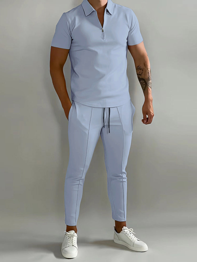 BLACKRISS™Coofandy Stylish 2-Piece Slim Fit Sports Set-Blackriss