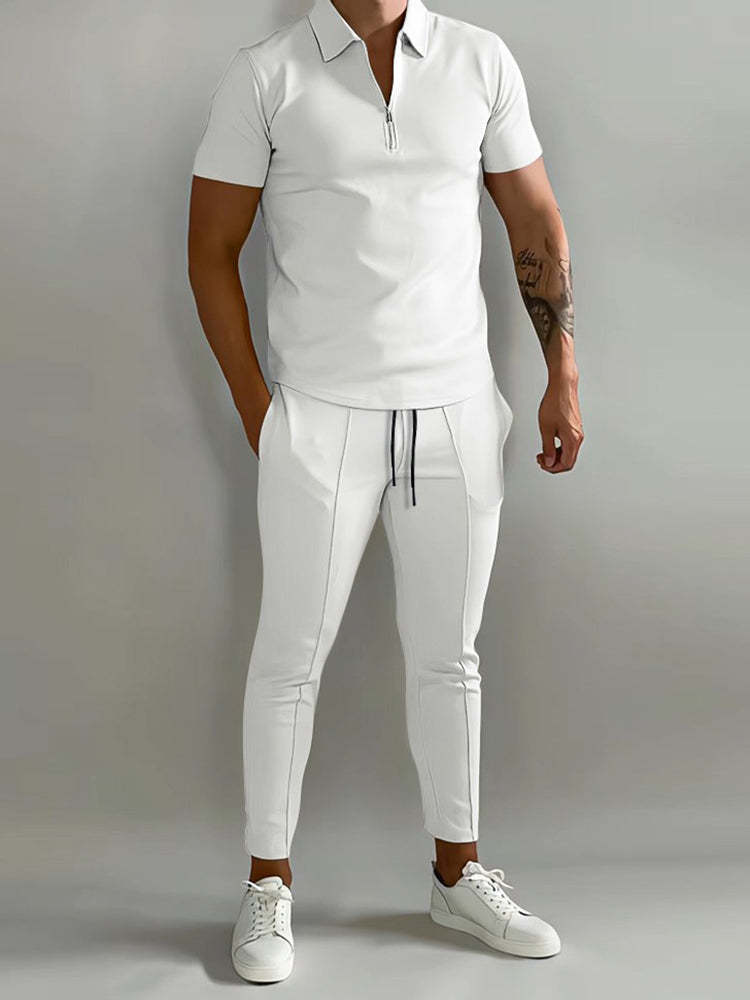 BLACKRISS™Coofandy Stylish 2-Piece Slim Fit Sports Set-Blackriss