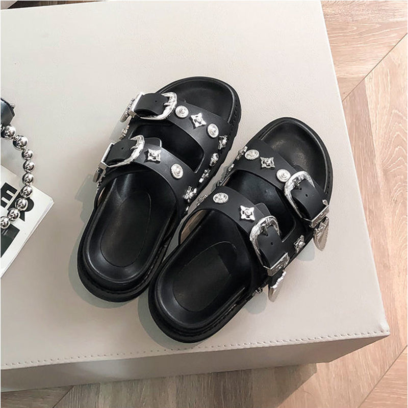 BLACKRISS™Punk Rock Sandals-Blackriss