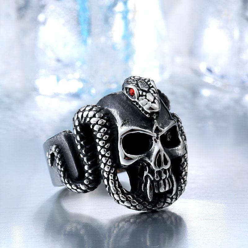 BLACKRISS™Python Skull Ring-Blackriss