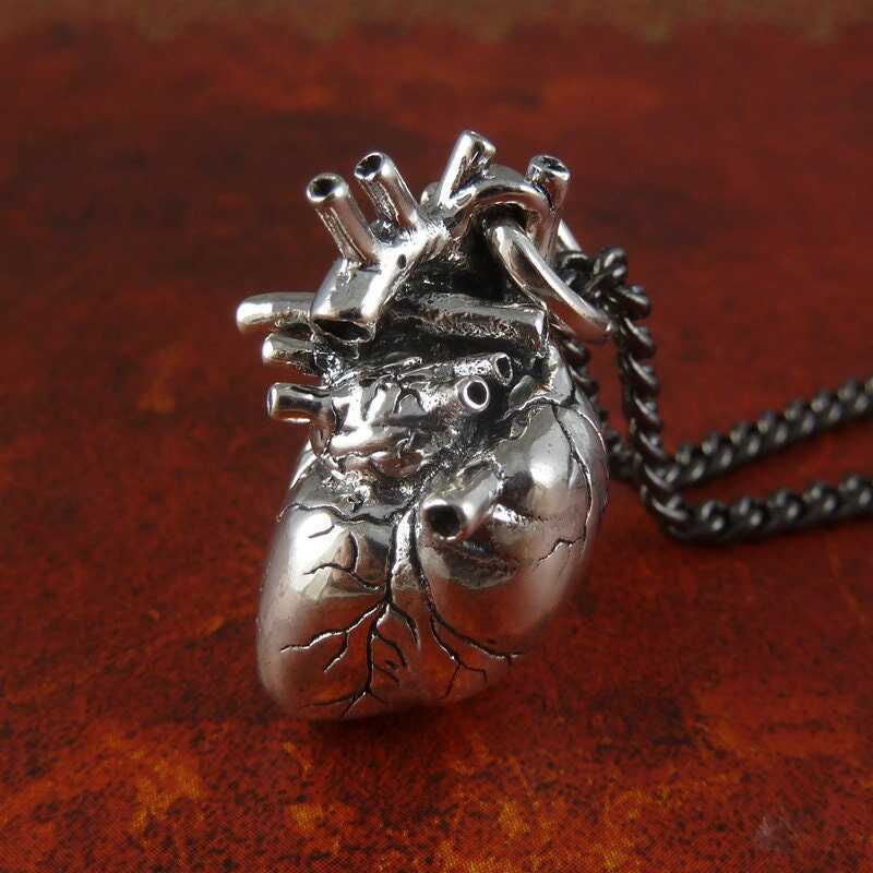 BLACKRISS™💖LAST DAY 49% OFF💖-Anatomical Heart necklace Jewelry-Blackriss