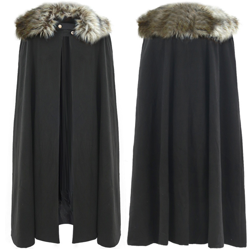 BLACKRISS™Men's woolen retro cape-Blackriss