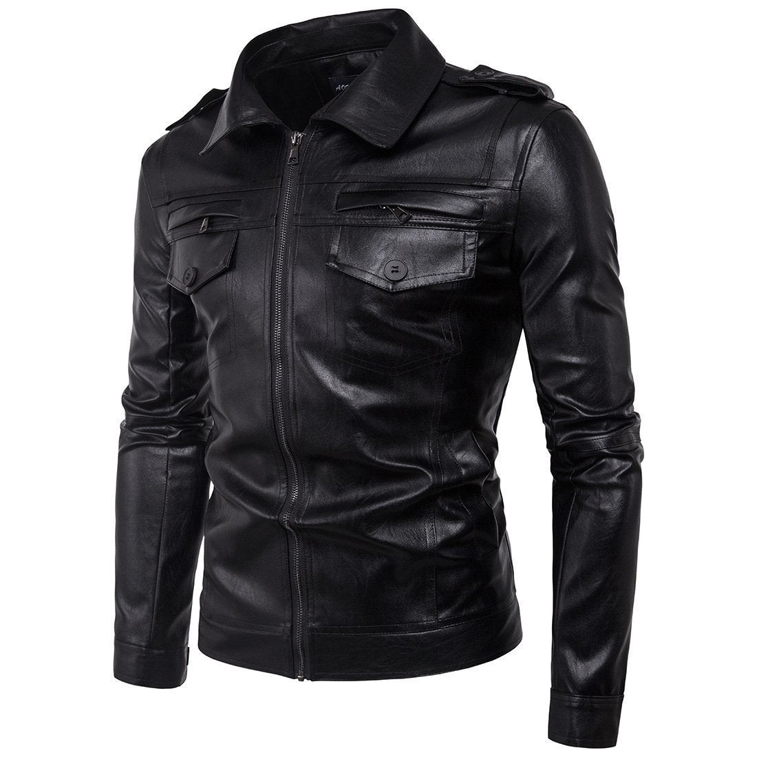 Blackriss™Men's Leather Jacket-Blackriss