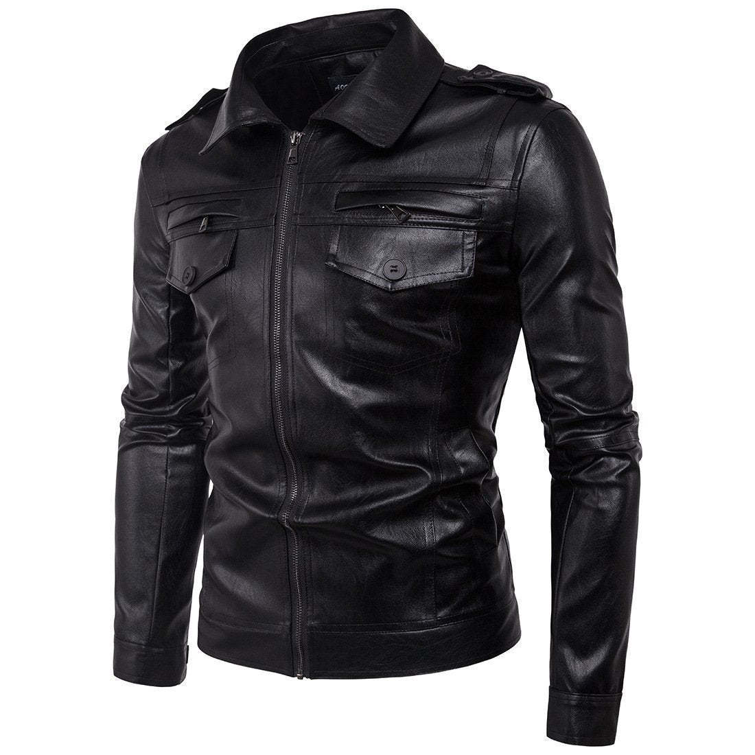Blackriss™Men's Leather Jacket-Blackriss