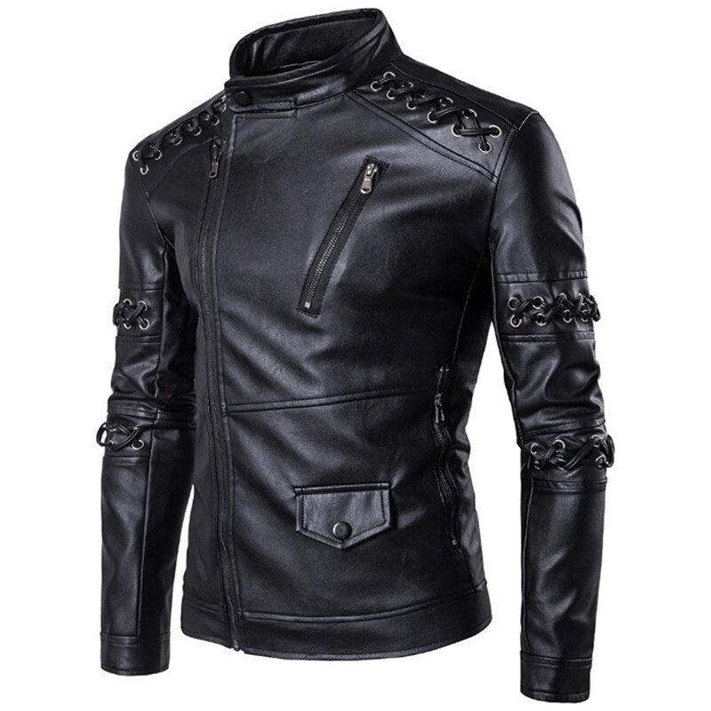 Blackriss™Men's Leather Jacket-Blackriss