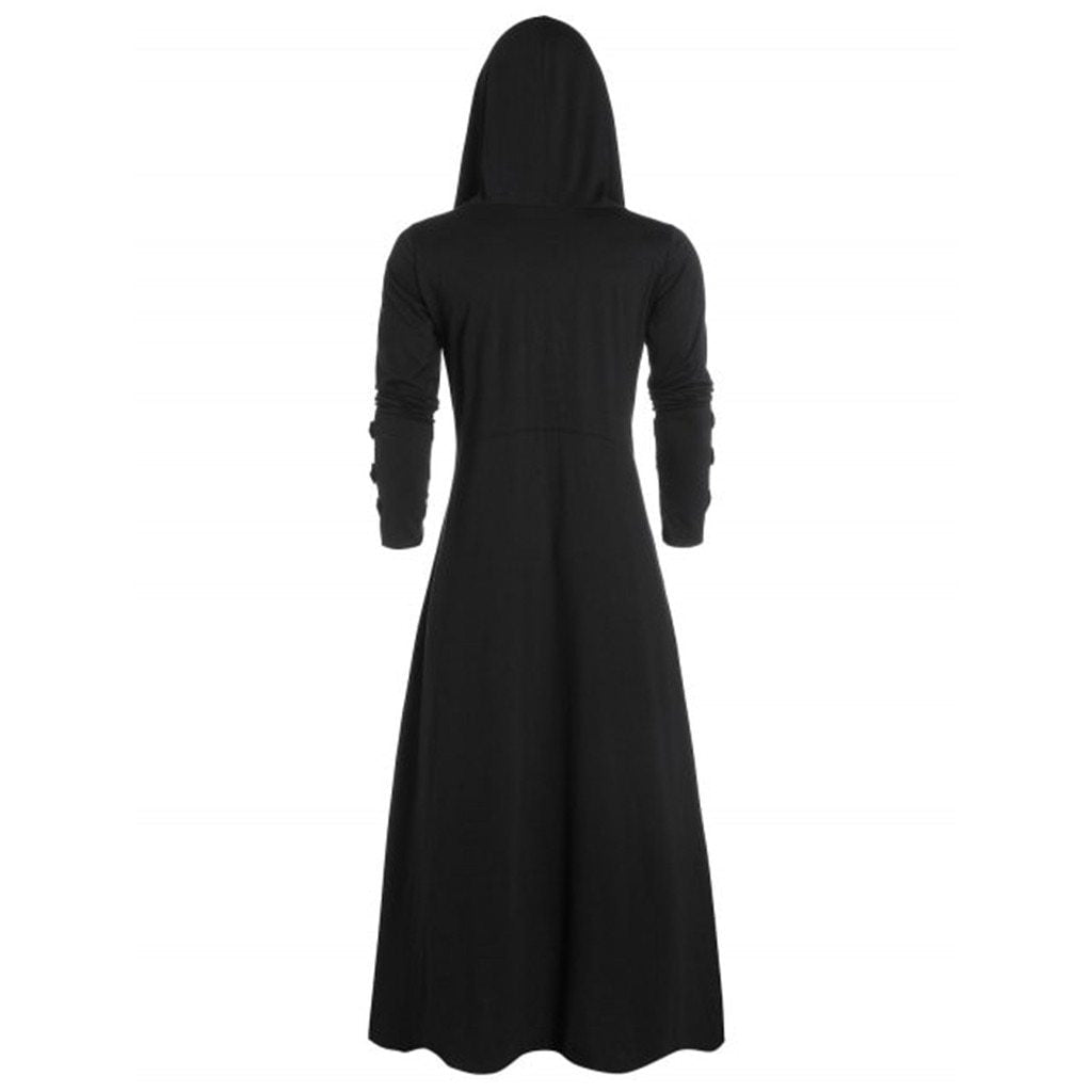 BLACKRISS™Mens Gothic Long Cloak Coat-Blackriss