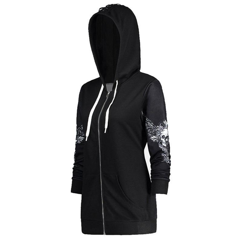 BLACKRISS™Skull Wing Hoodie for woman-Blackriss