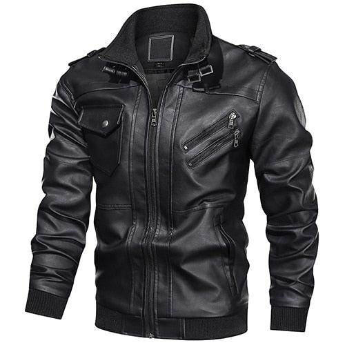 Blackriss™Men's Leather Jacket-Blackriss