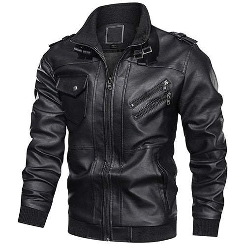 Blackriss™Men's Leather Jacket-Blackriss