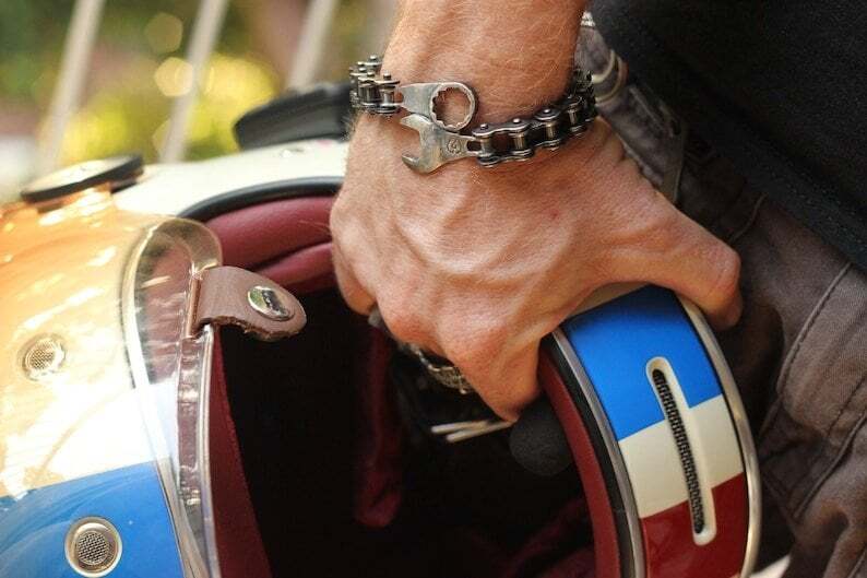 BLACKRISS™Wrench Sterling Silver Bracelet-Men statement jewelry-Blackriss