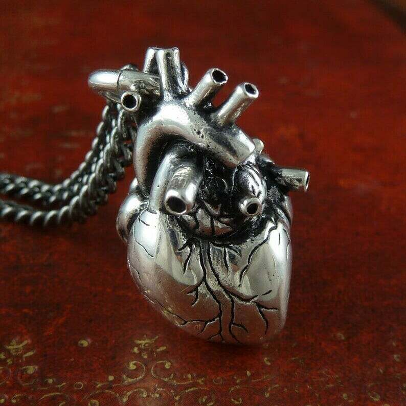 BLACKRISS™💖LAST DAY 49% OFF💖-Anatomical Heart necklace Jewelry-Blackriss