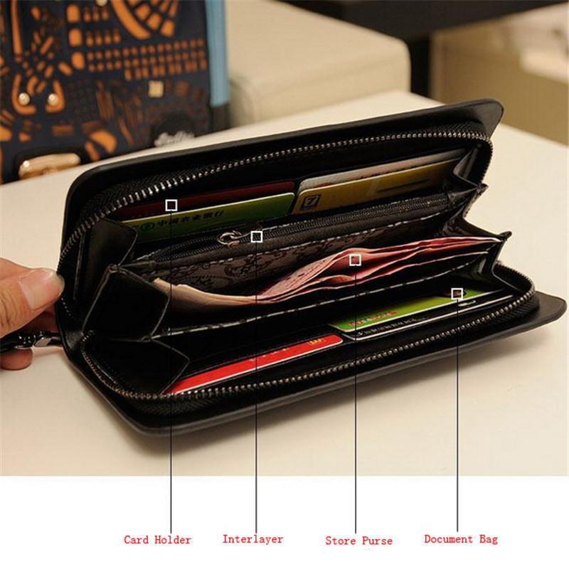 Blackriss™Leather Skull Wallet-Blackriss