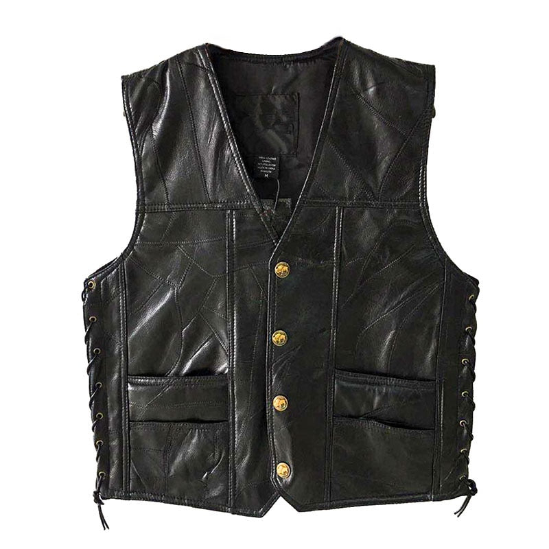 Blackriss™Men's Leather Vest-Blackriss
