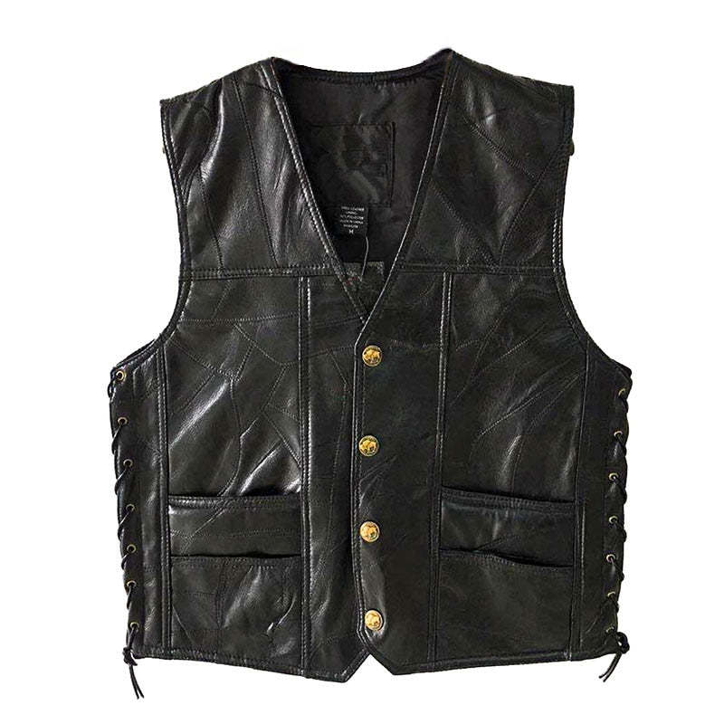 Blackriss™Men's Leather Vest-Blackriss