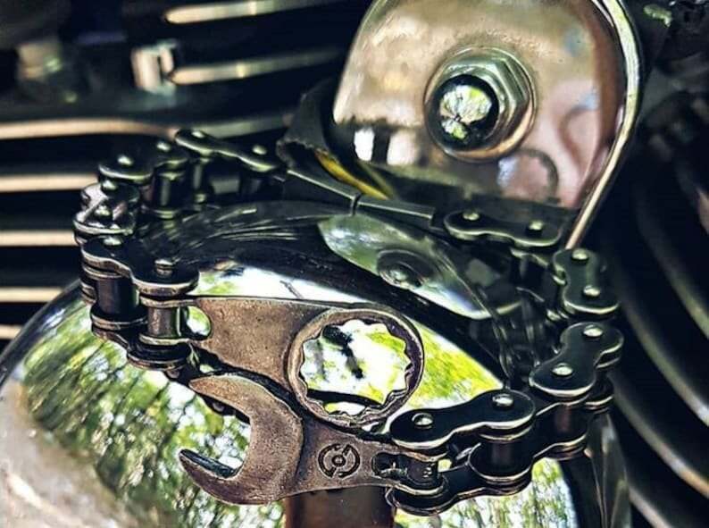 BLACKRISS™Wrench Sterling Silver Bracelet-Men statement jewelry-Blackriss