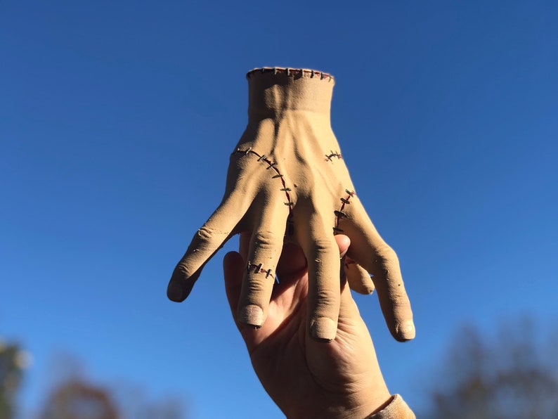 BLACKRISS™Thing figurine from Wednesday--Home Decor,Handmade Gift-Blackriss