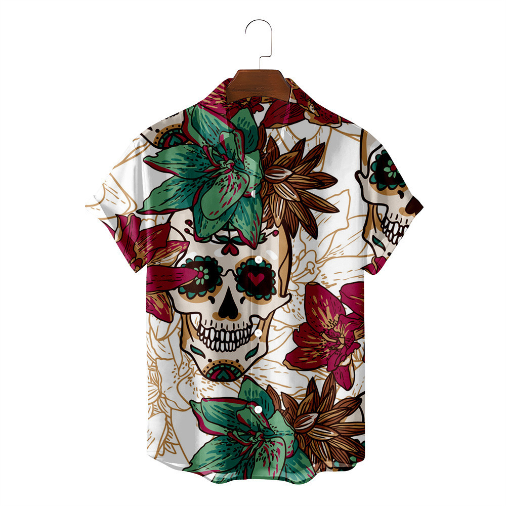 BLACKRISS™Hawaiian Skull Shirt-Blackriss