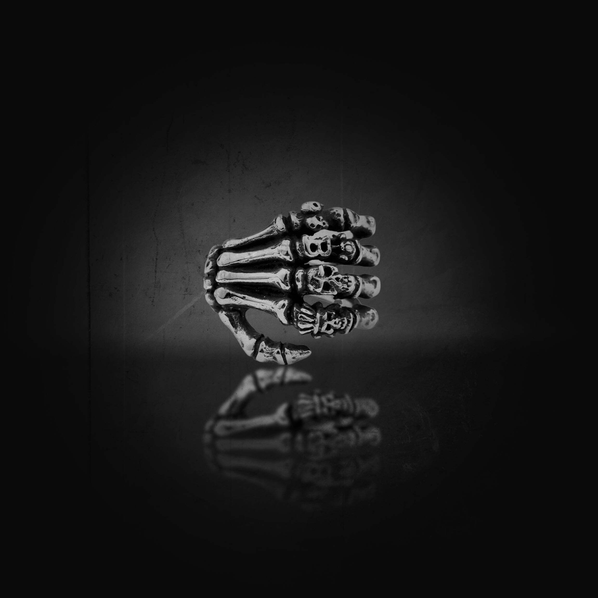 BLACKRISS™Creative Punk Hand Bone Ring-Blackriss