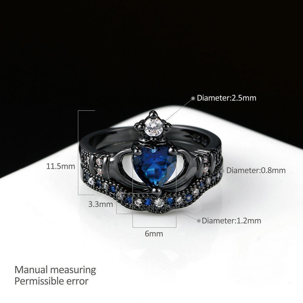 Blackriss™Gothic Heart Ring-Blackriss