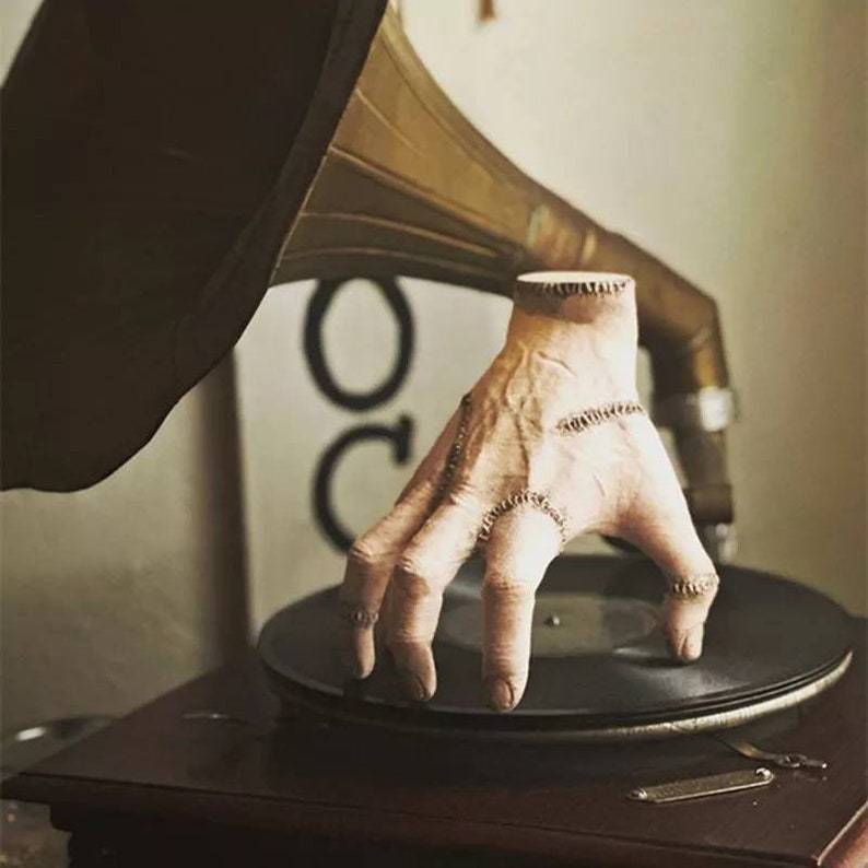 BLACKRISS™Thing figurine from Wednesday--Home Decor,Handmade Gift-Blackriss