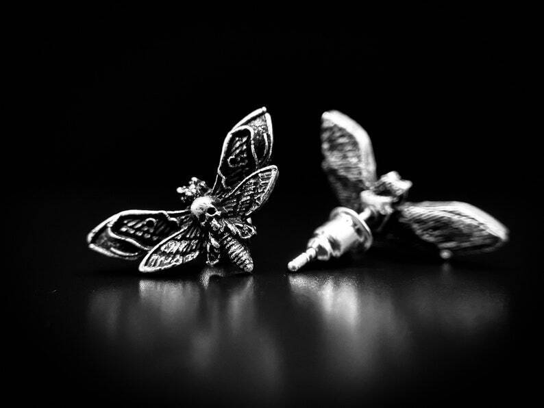 BLACKRISS™Sterling Silver Maya Skull - Gothic Earrings-Blackriss