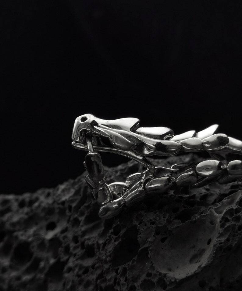 BLACKRISS™Dragon Sterling Silver Bracelet--Gift For Him-Blackriss