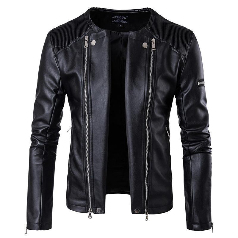 Blackriss™Men's Leather Jacket-Blackriss