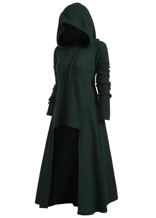 BLACKRISS™Hooded High Low Drop Shoulder Longline Sweater for woman-Blackriss