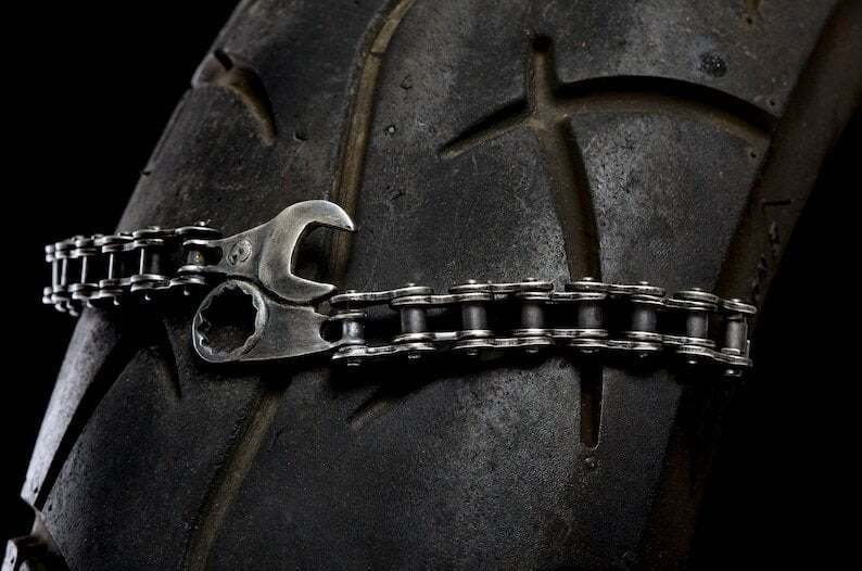 BLACKRISS™Wrench Sterling Silver Bracelet-Men statement jewelry-Blackriss