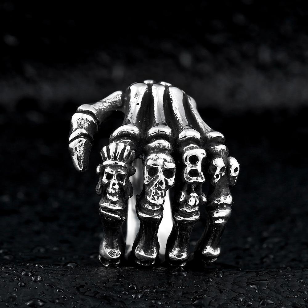 BLACKRISS™Creative Punk Hand Bone Ring-Blackriss