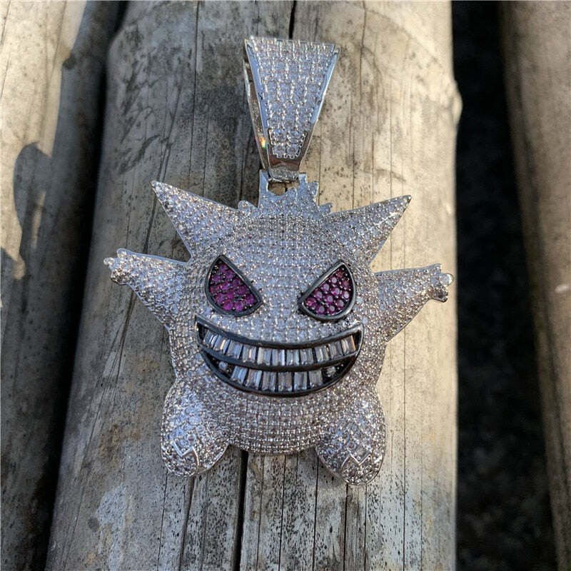 BLACKRISS™Iced Out Gengar Pendant-Blackriss