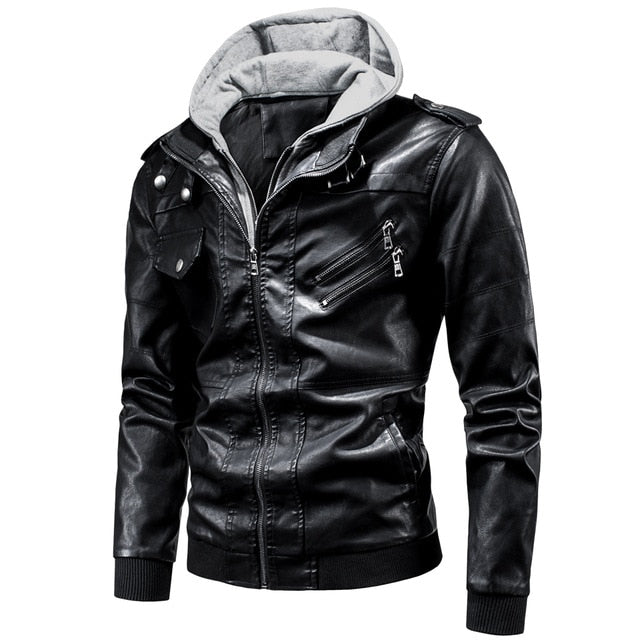 Blackriss™Men's Leather Jacket-Blackriss