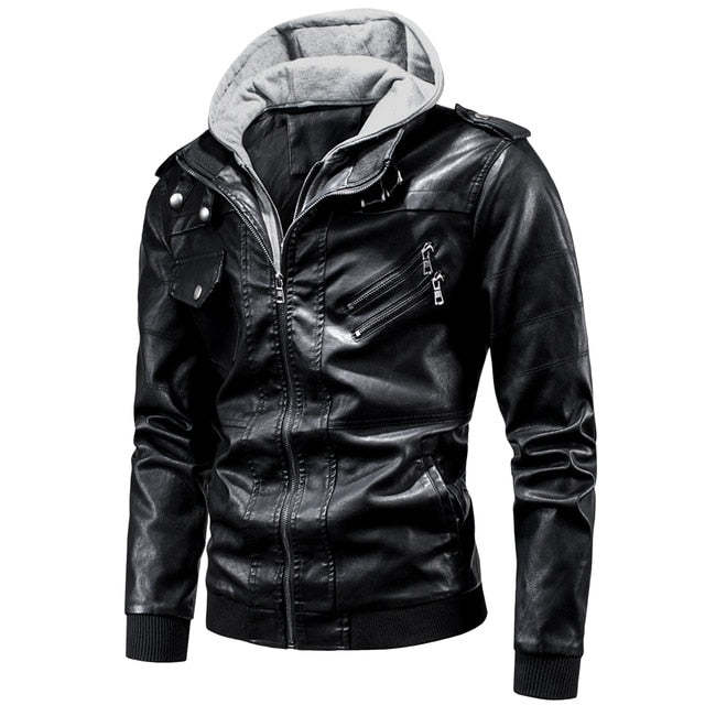 Blackriss™Men's Leather Jacket-Blackriss