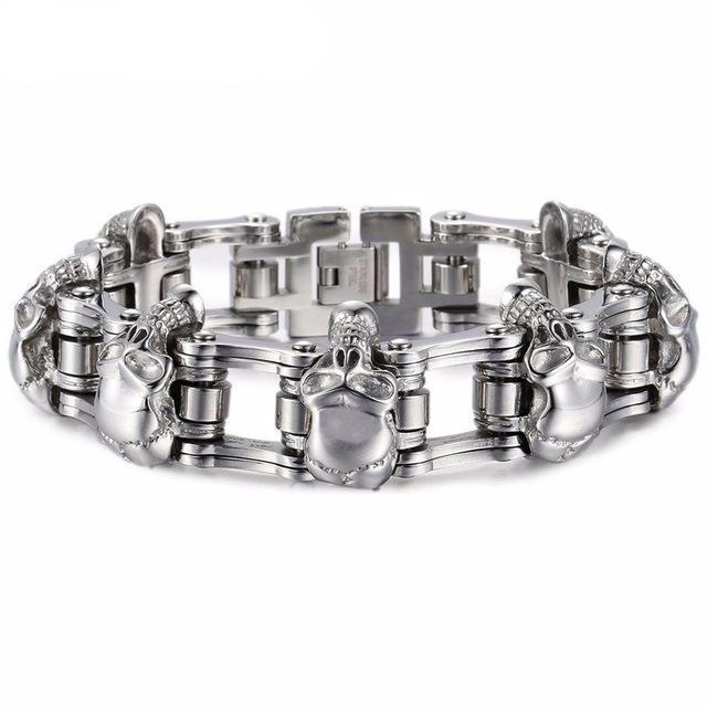 Blackriss™Link Skull Bracelet-Blackriss