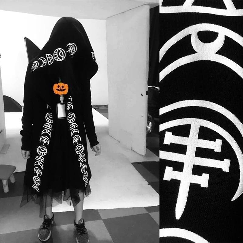 BLACKRISS™Gothic Witch Hoodie-Blackriss