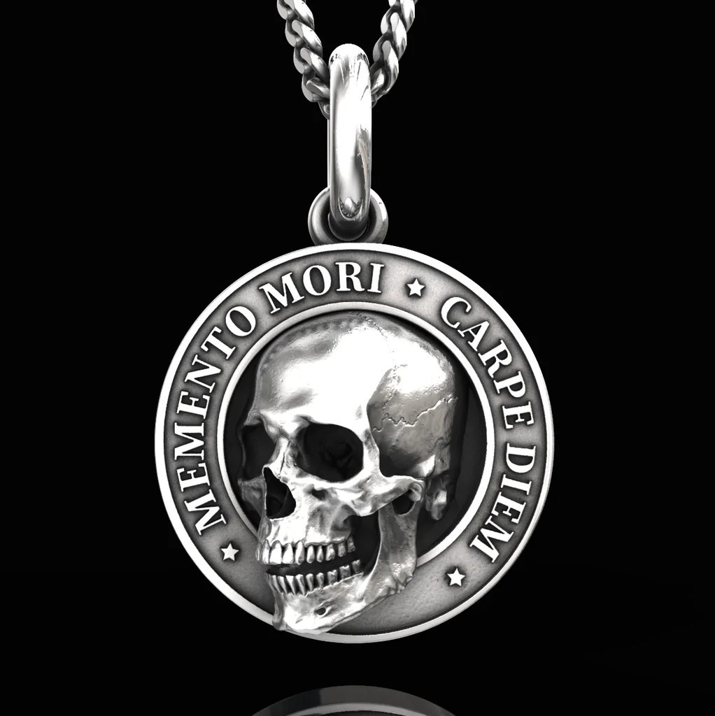 BLACKRISS™🍀Memento Mori Skull Pendant-Blackriss