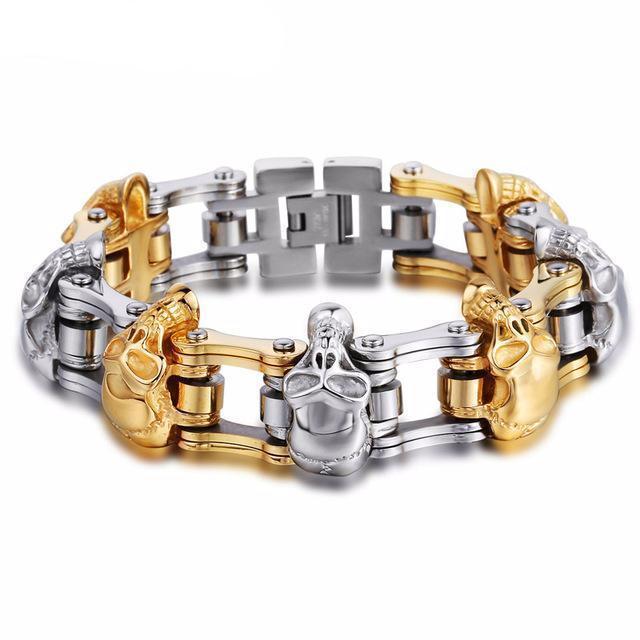 Blackriss™Link Skull Bracelet-Blackriss