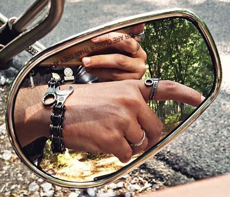 BLACKRISS™Wrench Sterling Silver Bracelet-Men statement jewelry-Blackriss