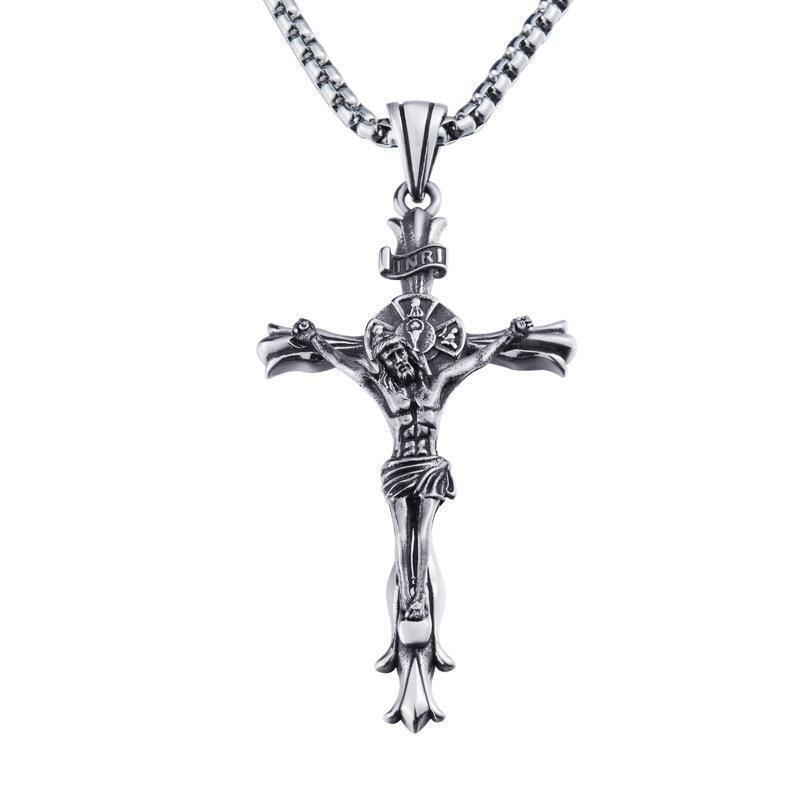 BLACKRISS™Titanium Steel Jesus Pendant-Blackriss