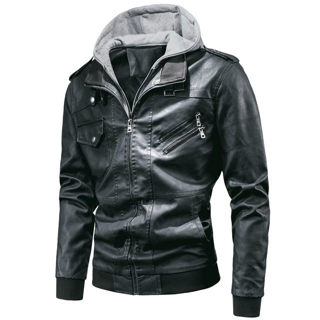 Blackriss™Men's Leather Jacket-Blackriss