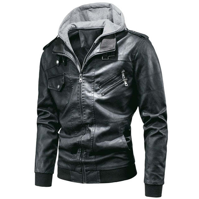 Blackriss™Men's Leather Jacket-Blackriss