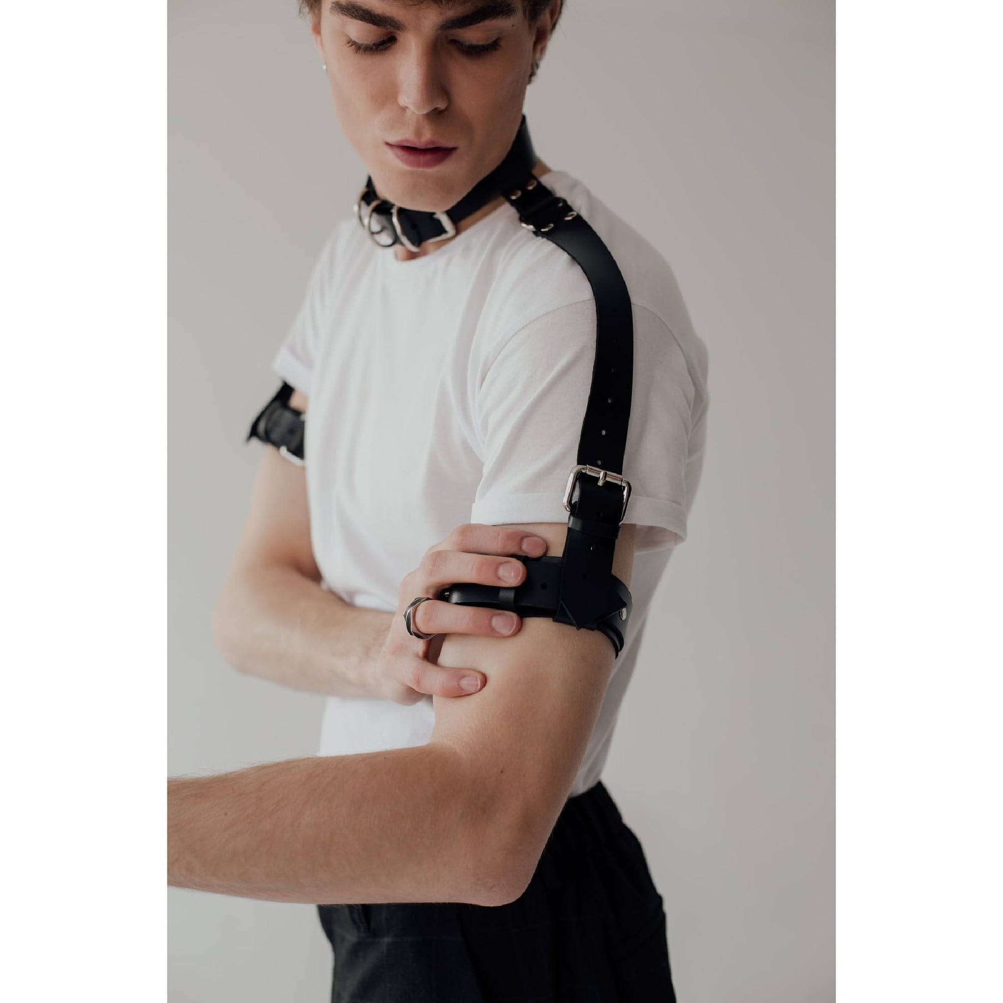 BLACKRISS™Collar Shoulder Harness - Black-Blackriss