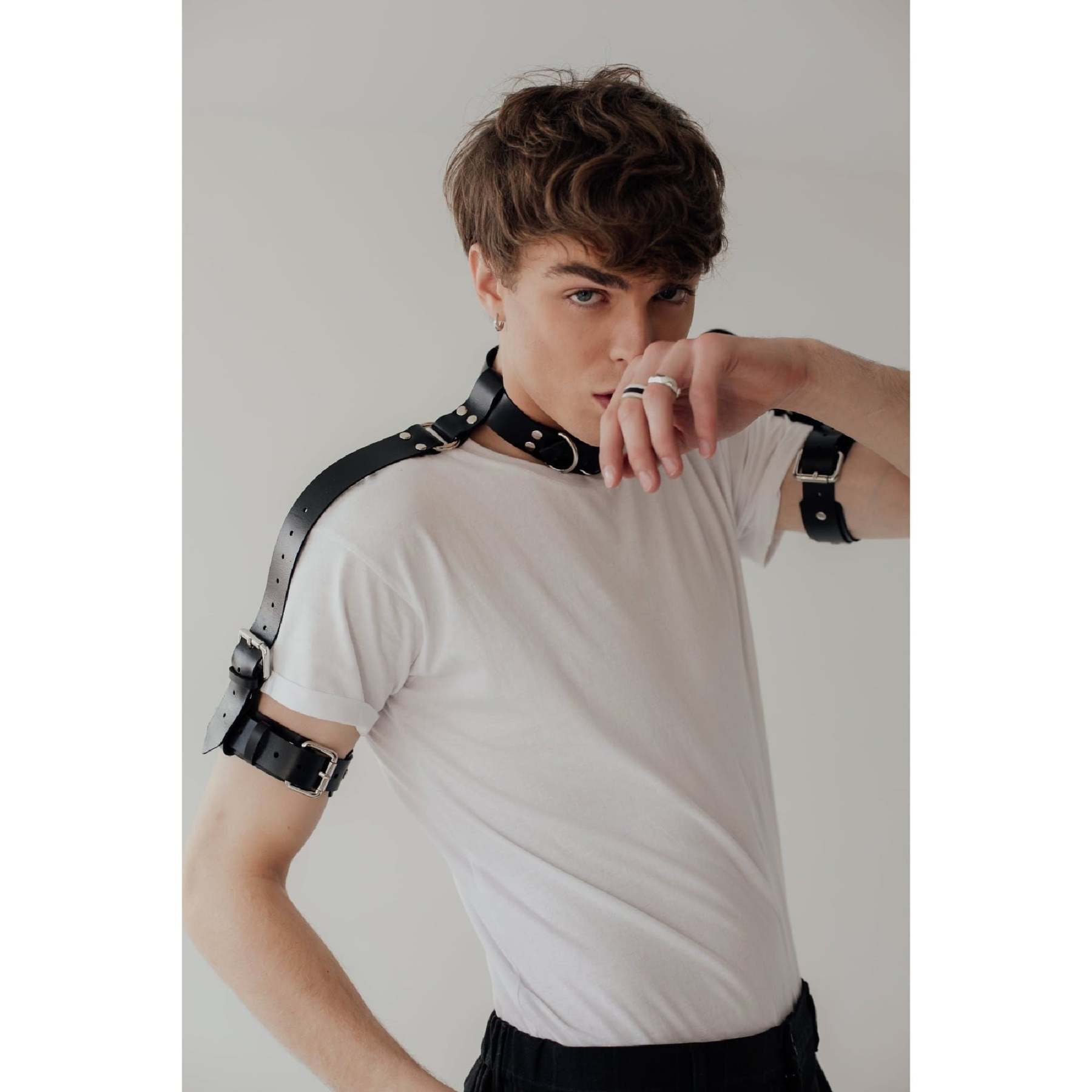 BLACKRISS™Collar Shoulder Harness - Black-Blackriss